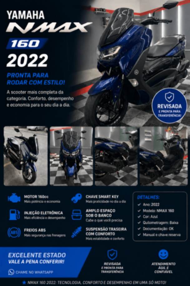 Vende-se Excelente NMAX 160